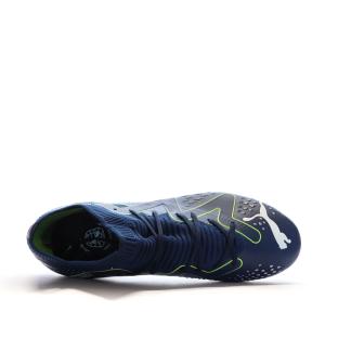 Chaussures de foot Marine/Jaune Enfant Puma Future Match FG vue 4