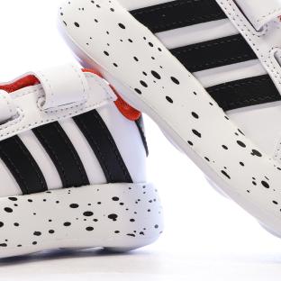 Baskets Blanc/Noir Garçon bébé Adidas Grand Court 2.0 101 Disney vue 7