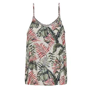 Débardeur Blanc/Vert Femme Only Selina pas cher