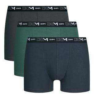 Boxers Noir Dim Boxer Homme Coton Stretch X3 [6a6c80573afe8] vue 0