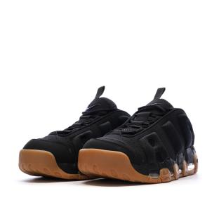 Basket Noir Homme NIKE Air More Uptempo Low Gomme vue 6