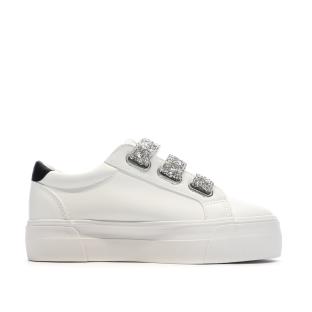 Baskets Blanche Plateforme Femme Kaporal Clovia vue 0