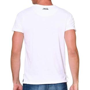 T-shirt Blanc Homme Von Dutch VDTVC vue 2