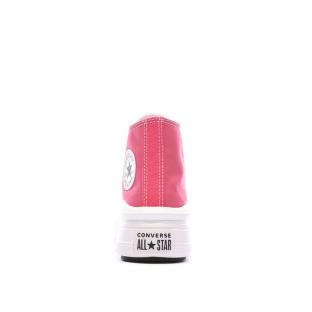 Baskets Roses Fille Converse All Star Move Platform vue 3
