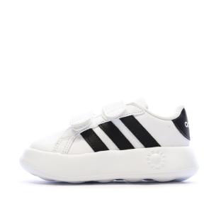 Baskets Blanches/Noires Garçon Adidas Grand Court 2.0 vue 0