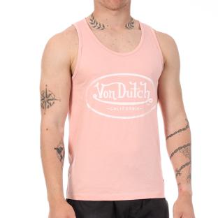Débardeur Rose Homme Von Dutch Jersey vue 0