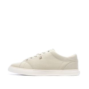 Baskets Beige Femme Tommy Hilfiger Th Low Profile vue 0