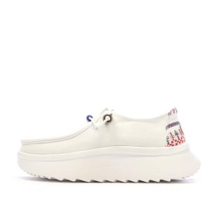 Chaussures Blanches Femme Hey Dude Wally Sport Mesh pas cher