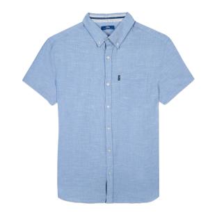 Chemise Bleu Homme TBS CALELCHA pas cher