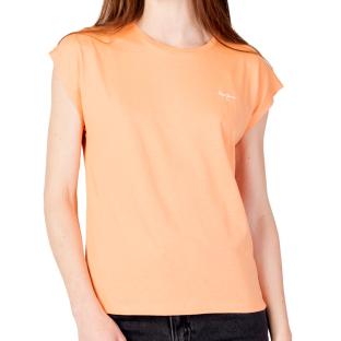 T-shirt Orange Femme Pepe jeans Bloom pas cher