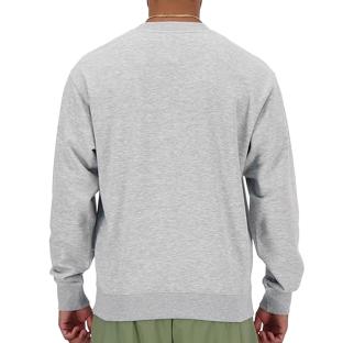 Sweat Gris Homme New Balance Stacked vue 2
