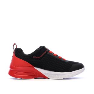 Baskets Noir/Rouge Garçon Skechers Microspec Max-Gorvix vue 2