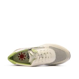 Baskets Blanche/Grise Femme Relife Jolene vue 0
