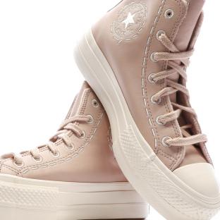 Baskets Roses Femme Converse Chuck Taylor All Star Lift vue 7