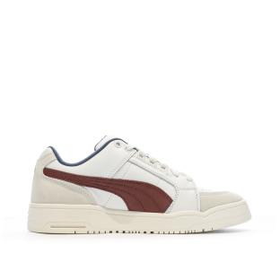 Baskets Blanc/Bordeaux Homme Puma Slipstream Lo Retro vue 2