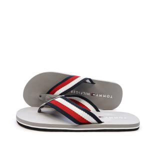 Tongs Grises Homme Tommy Hilfiger Coprorate pas cher