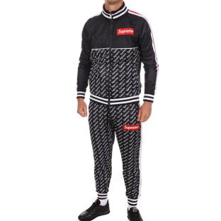 Survêtement Noir/Rouge Brillant Homme Supreme Grip Sanchez pas cher
