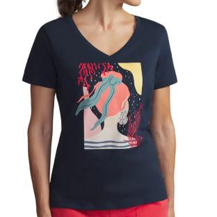 T-Shirt Marine Femme TBS ZILDOTEE vue 0