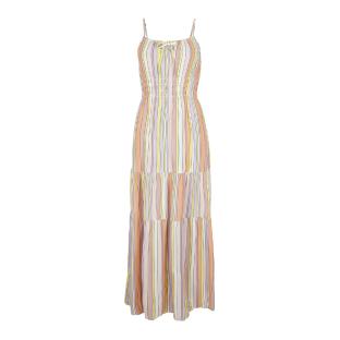 Robe Longue Jaune/Mauve Femme O'Neill Quorra Maxi vue 0