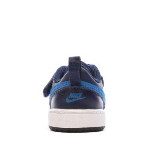 Baskets Bleu Garçon Nike Court Borough Low 2 vue 3