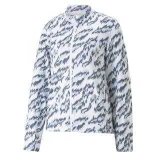 Veste Blanche/Bleu Femme Puma Animal Jacket pas cher