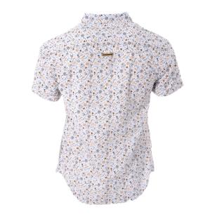 Chemise Blanc/Marine à Motifs Homme RMS26 4785 vue 2