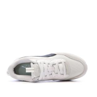 Baskets Blanc/Beige Femme Puma Runtamed Platform vue 4