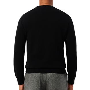 Pull Marine Homme Lacoste Organic Cotton Crew vue 2