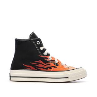 Baskets Noires Mixte Converse Chuck 70 Archive Prints vue 2