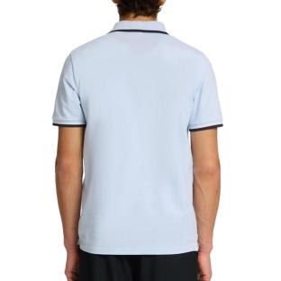 Polo Slim Bleu Homme Selected Atlas Sport vue 0