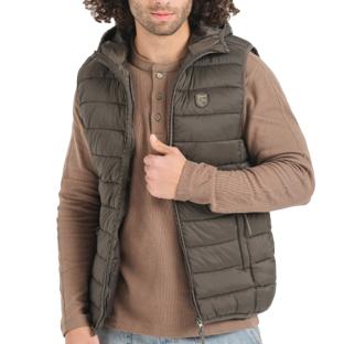 Doudoune Sans Manches Kaki Homme Geographical Norway Vamigotal vue 0