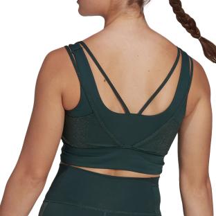 Brassière Kaki Femme Adidas HM7886 vue 2