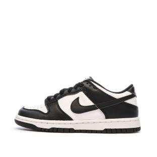 Baskets Blanches/Noires Enfant Nike Dunk Low pas cher