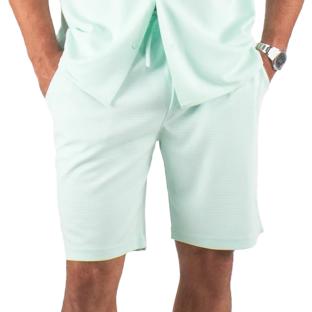 Short Vert d'Eau Homme Paname Brothers Poly pas cher