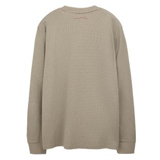 Teddy Smith Waffle Khaki Sweater Photo of the Espace des Marques %store% store - view of %key%