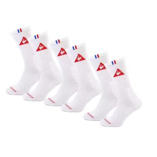Lot de 3 Paires de Chaussettes Blanches Homme Le Coq Sportif pas cher