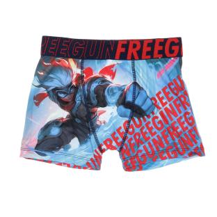 Boxer Bleu/Rouge à Imprimés Garçon Freegun POW pas cher