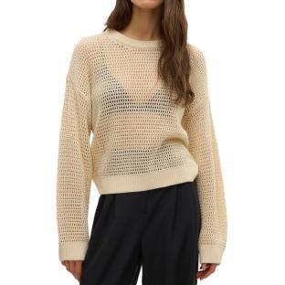 Pull Beige Femme Vero Moda Madera pas cher