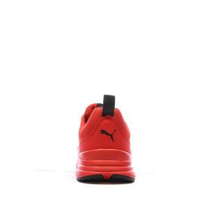 Baskets Rouges Garçon Puma Wired Run vue 3