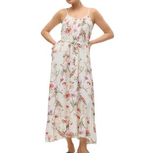 Vestido Vero Moda Easy Mujer Beige/Rojo/Verde ver 0