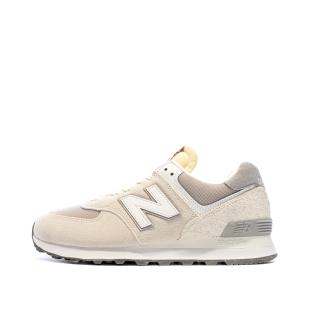 Baskets Beige/Blanc Homme New Balance 574 vue 0