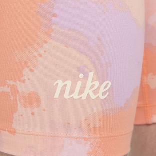 Short Cycliste Orange/Mauve Camouflage Femme Nike vue 0