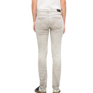 Jean Slim Gris Femme Diesel BELTHY vue 2
