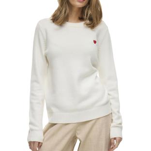 Pull Blanc Femme Vila Virils pas cher