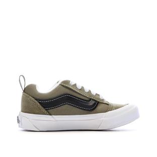 Baskets Kaki Garçon Vans Knu Skool vue 2