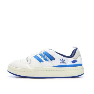 Baskets Blanches/Bleu Homme Adidas Puffylette vue 0