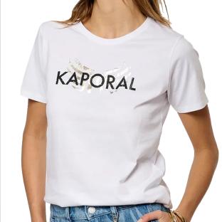 T-shirt Blanc Femme Kaporal ELOAE pas cher