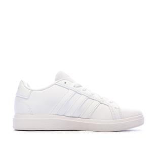 Baskets Blanches Mixte Adidas Grand Court 2.0 K vue 2