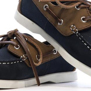 Bootsschuhe Marineblau/Braun TBS Hellios Ansicht 0