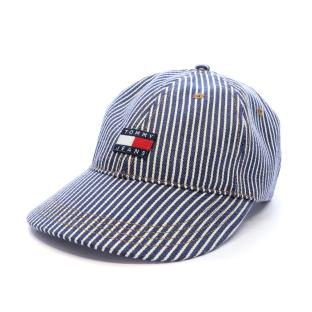 Casquette Bleue Mixte Tommy Hilfiger Heritage Stripe pas cher
